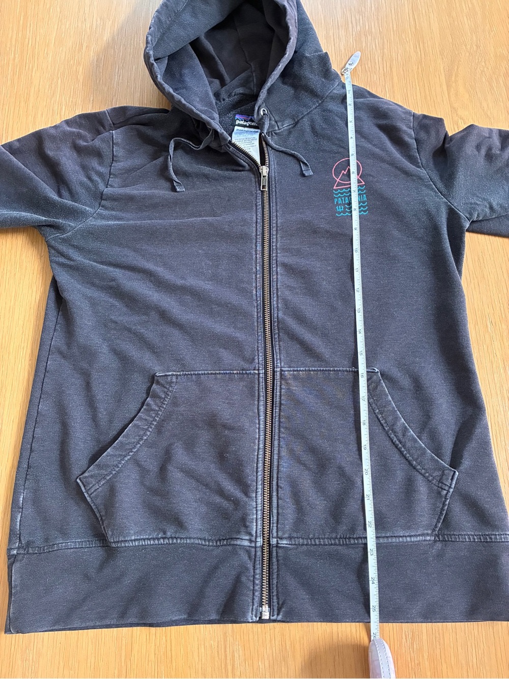 Patagonia-Zip Up-Hoodie-Casual-Outdoor-Cozy-L - Picture 7 of 11